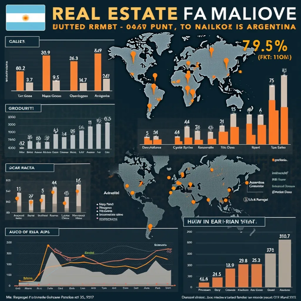 Gráficos y estadísticas del mercado inmobiliario argentino